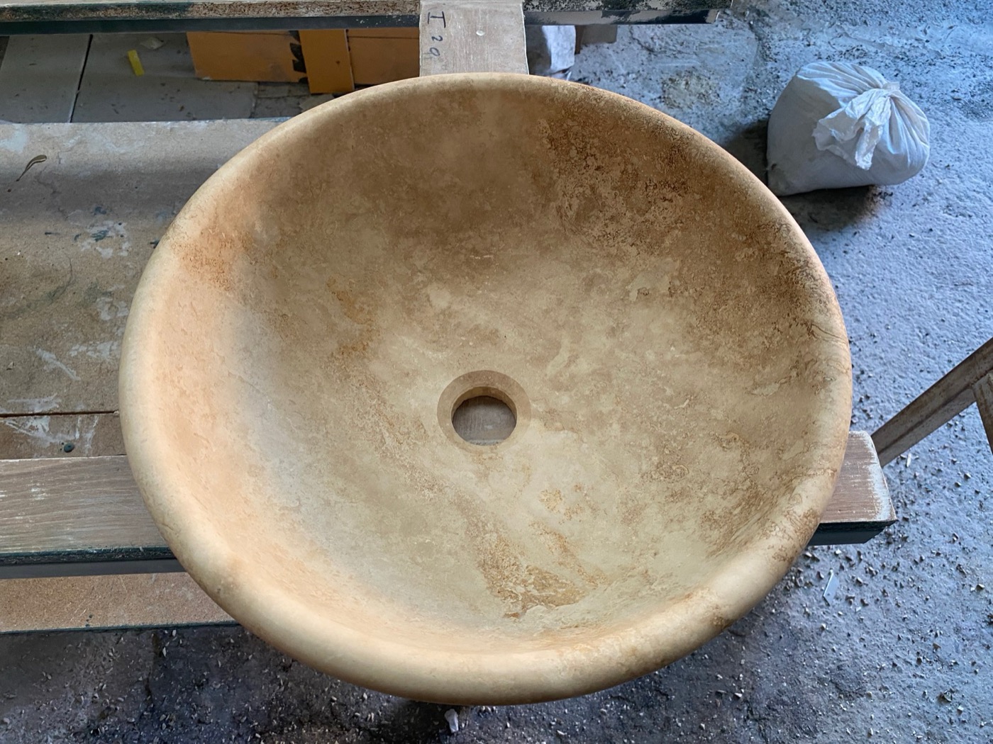 Mermer Çanak Lavabo