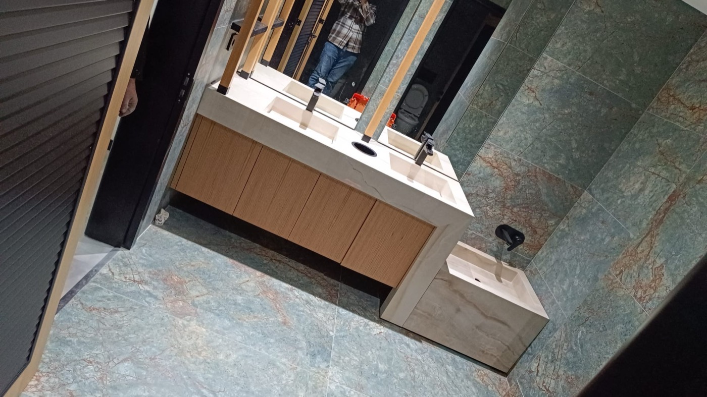 Porselen Banyo Tezgahı