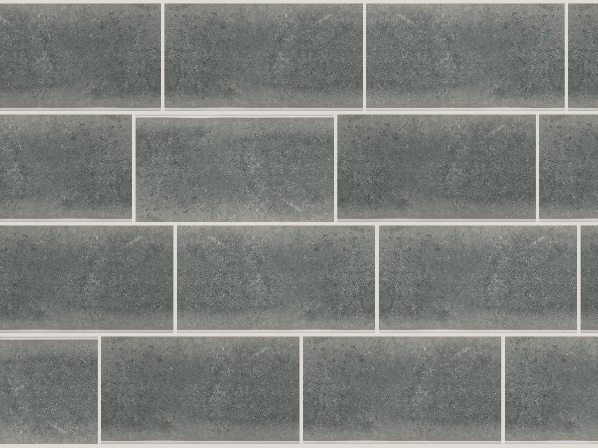 Antic 7,5x30 / 3"x12" Grey Glossy Duvar Karosu