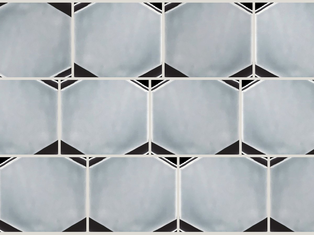 Artisan Hexagon 15x17 / 6" Mist Glossy Duvar Karosu