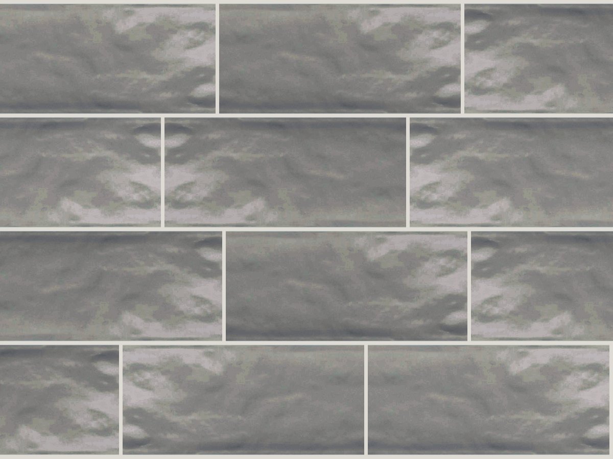 Bumpy 10x30 / 4”x12” Smoke Glossy Duvar Karosu