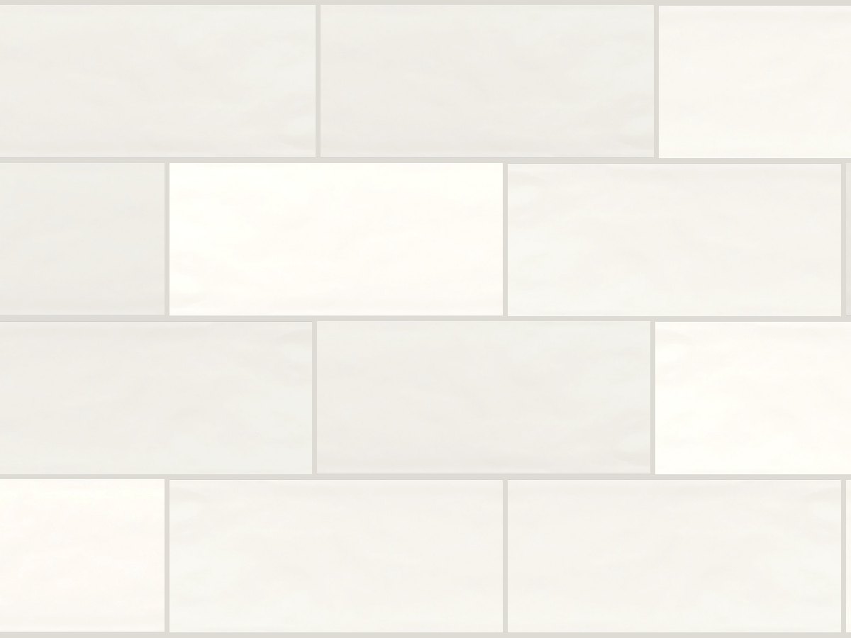 Bumpy 10x30 / 4”x12” White Glossy Duvar Karosu