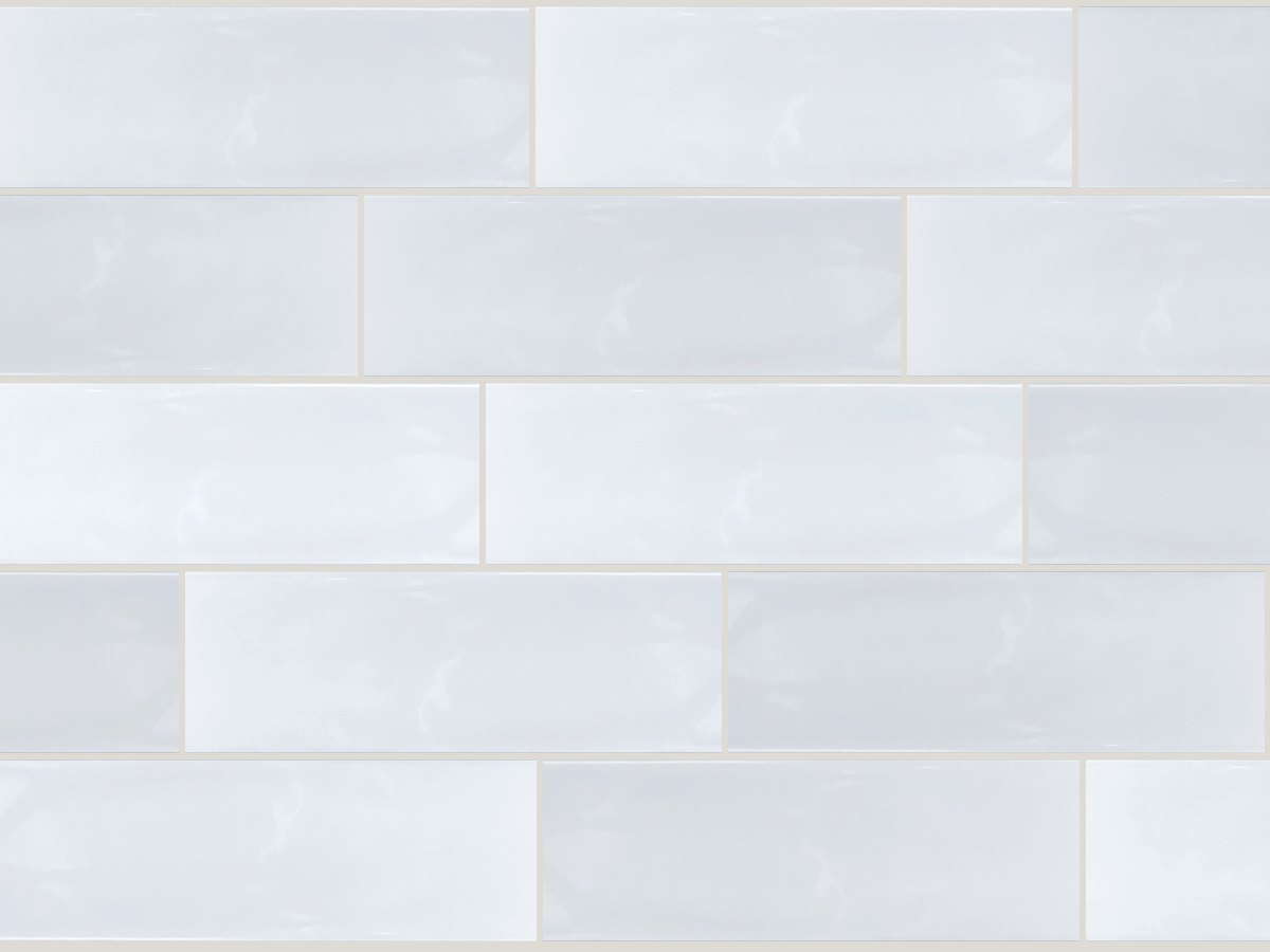 Bumpy 7,5x30 / 3"x12" White Matt Duvar Karosu
