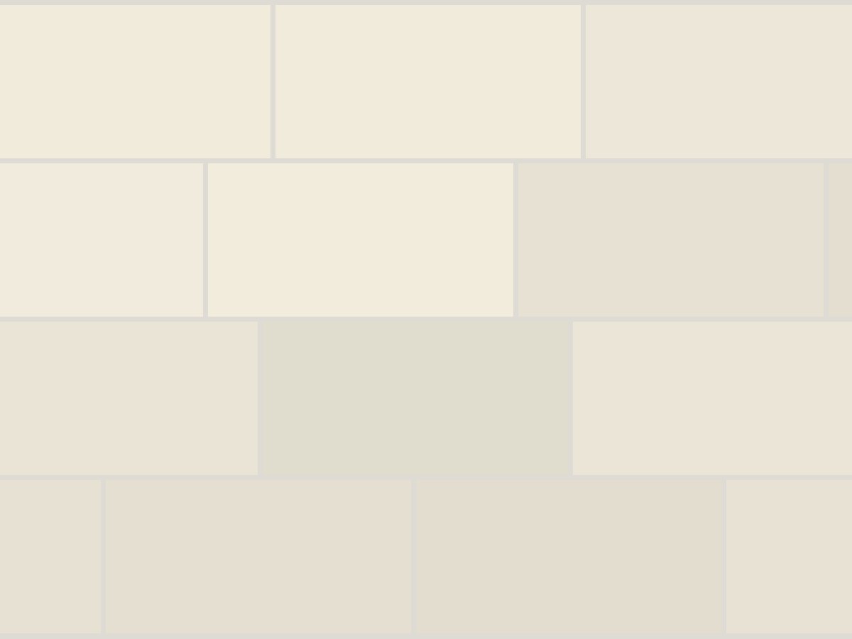 Flat 10x20 / 4”x8” Cream Matt Duvar Karosu