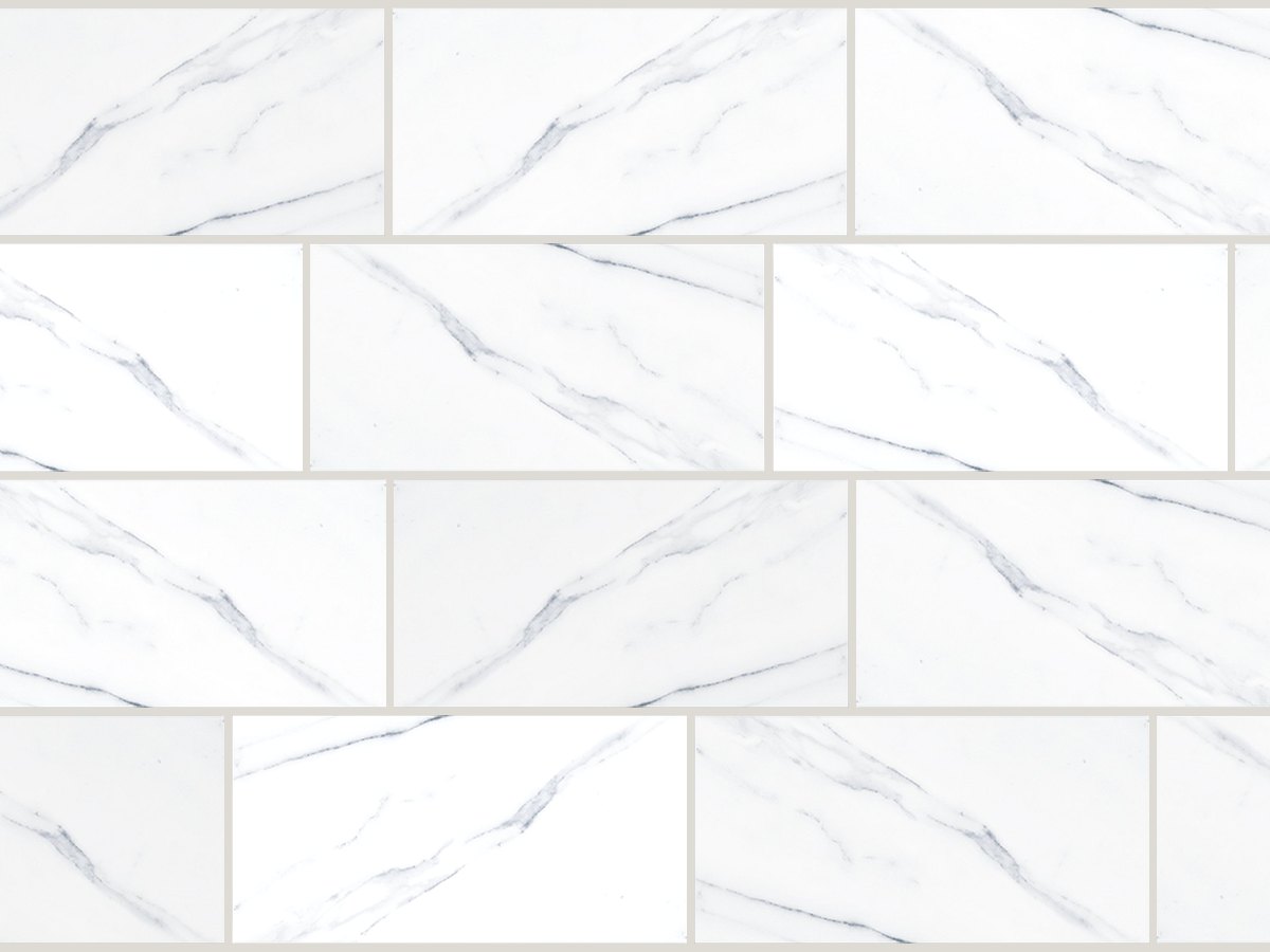 Carrara 10x20 / 4”x8” Flat Glossy Duvar Karosu
