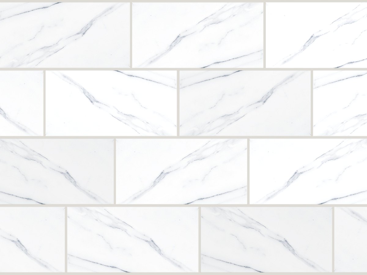 Carrara 10x20 / 4”x8” Flat Matt Duvar Karosu