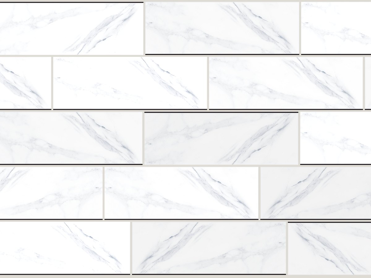Carrara 10x30 / 4”x12” Flat Matt Duvar Karosu