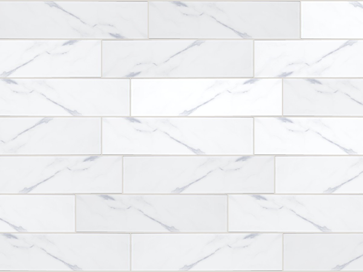 Carrara 7,5x30 / 3”x12” Flat Glossy Duvar Karosu