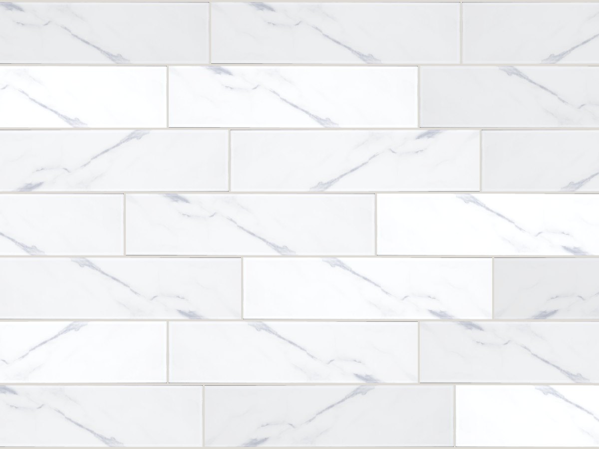 Carrara 7,5x30 / 3”x12” Flat Matt Duvar Karosu