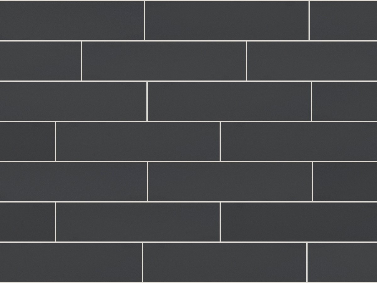 5x30 / 2”x12” Dark Grey Flat Glossy Duvar Karosu
