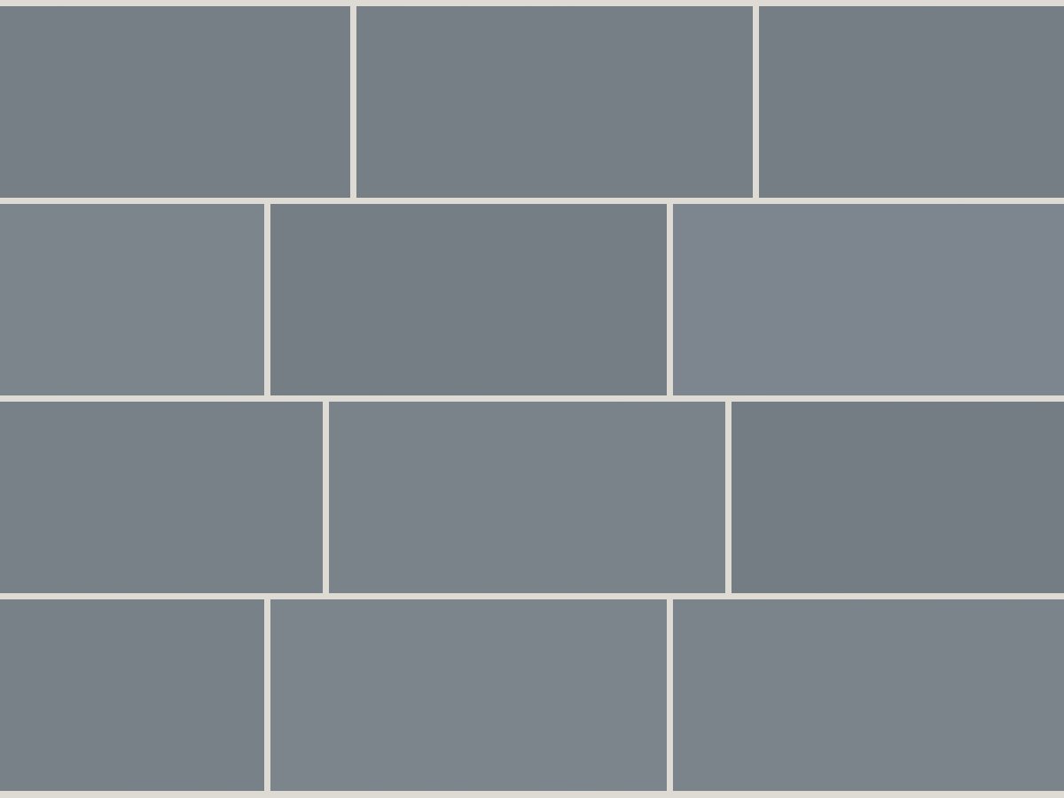 Flat 10x40 / 4”x16” Grey Glossy Duvar Karosu