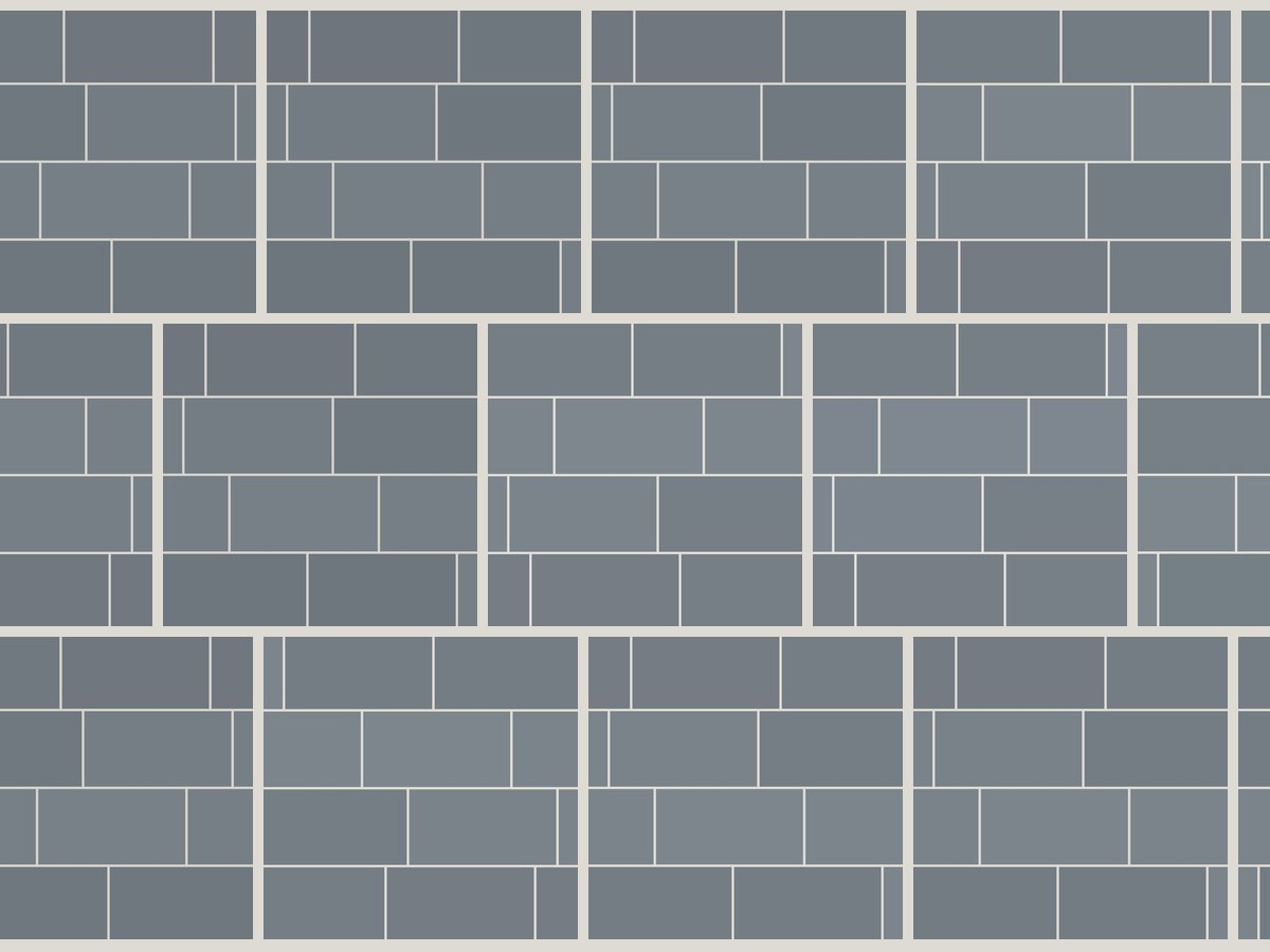 Flat 7,5x15 / 3”x6” Grey Glossy Duvar Karosu