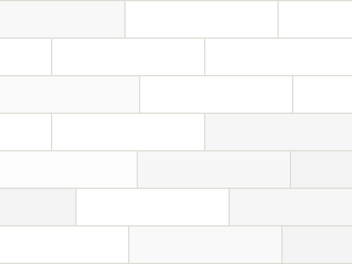 5x30 / 2”x12” Super White Flat Matt Duvar Karosu