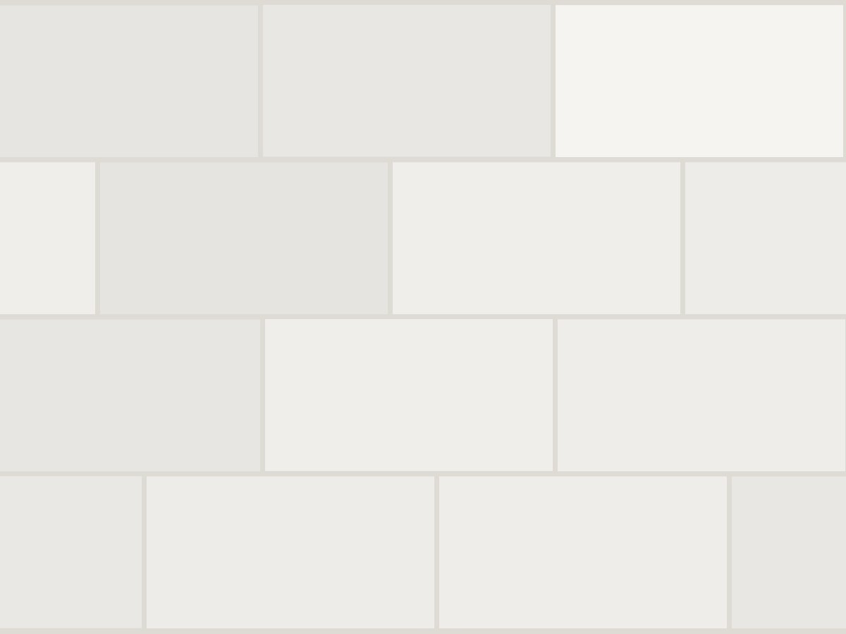 Flat 10x30 / 4”x12” White Glossy Duvar Karosu