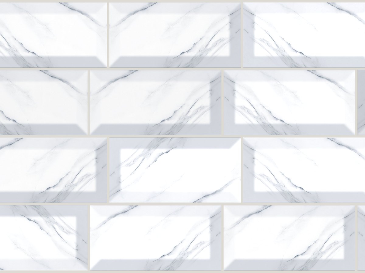 Carrara 10x20 / 4”x8” Metro Matt Duvar Karosu