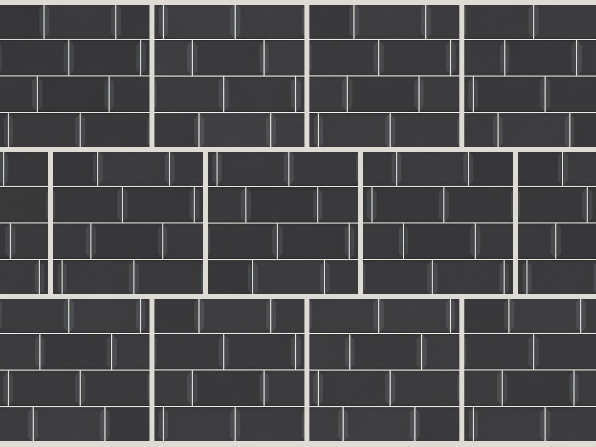 Metro 10x20 / 4”x8” Dark Grey Matt Duvar Karosu