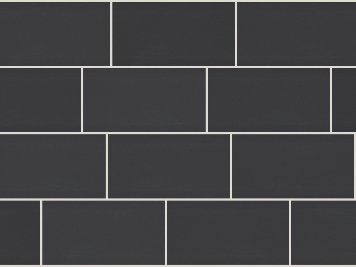 Metro 10x30 / 4”x12” Dark Grey Glossy Duvar Karosu