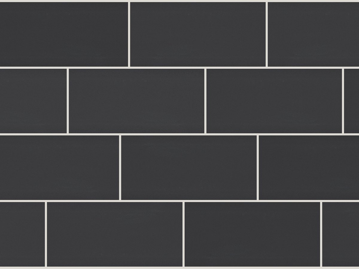 Metro 10x40 / 4”x16” Dark Grey Matt Duvar Karosu