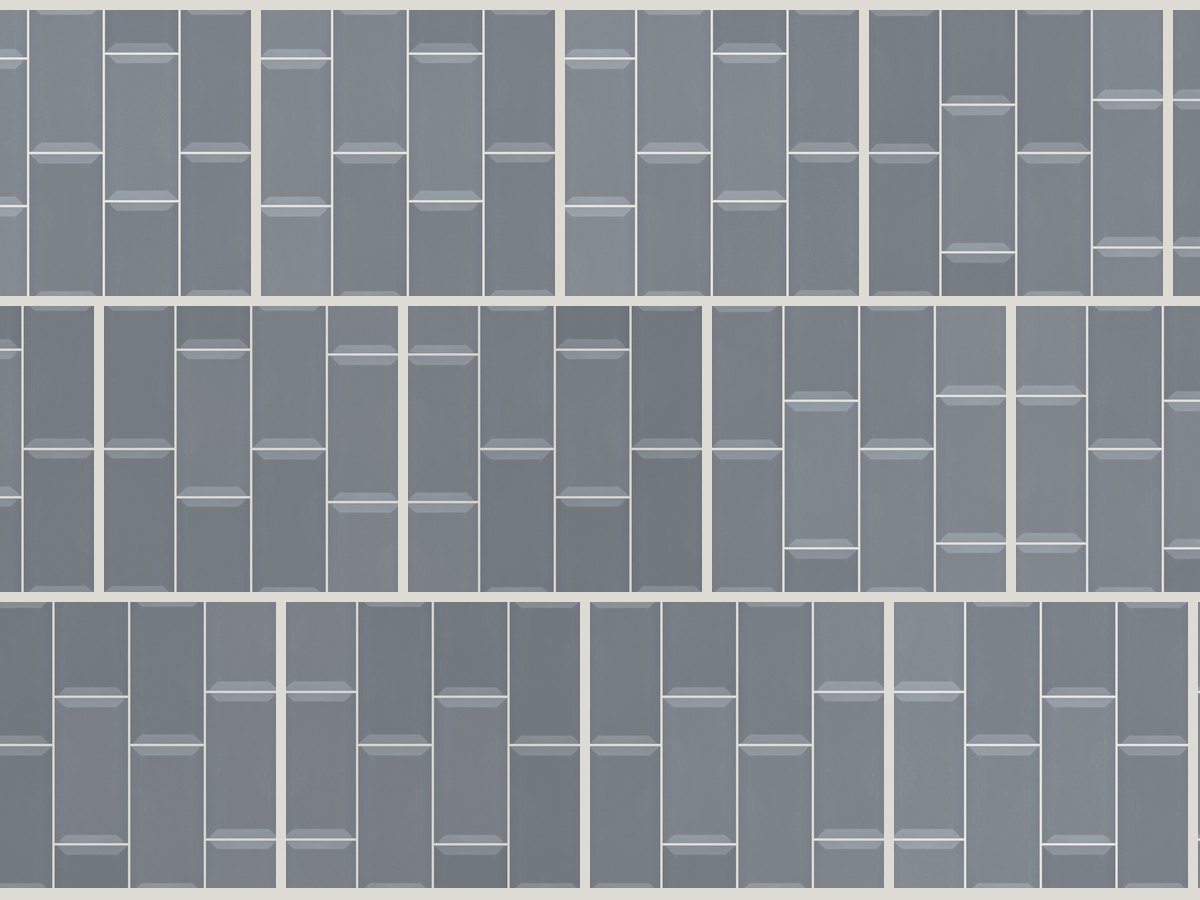 Metro 10x20 / 4”x8” Grey Glossy Duvar Karosu