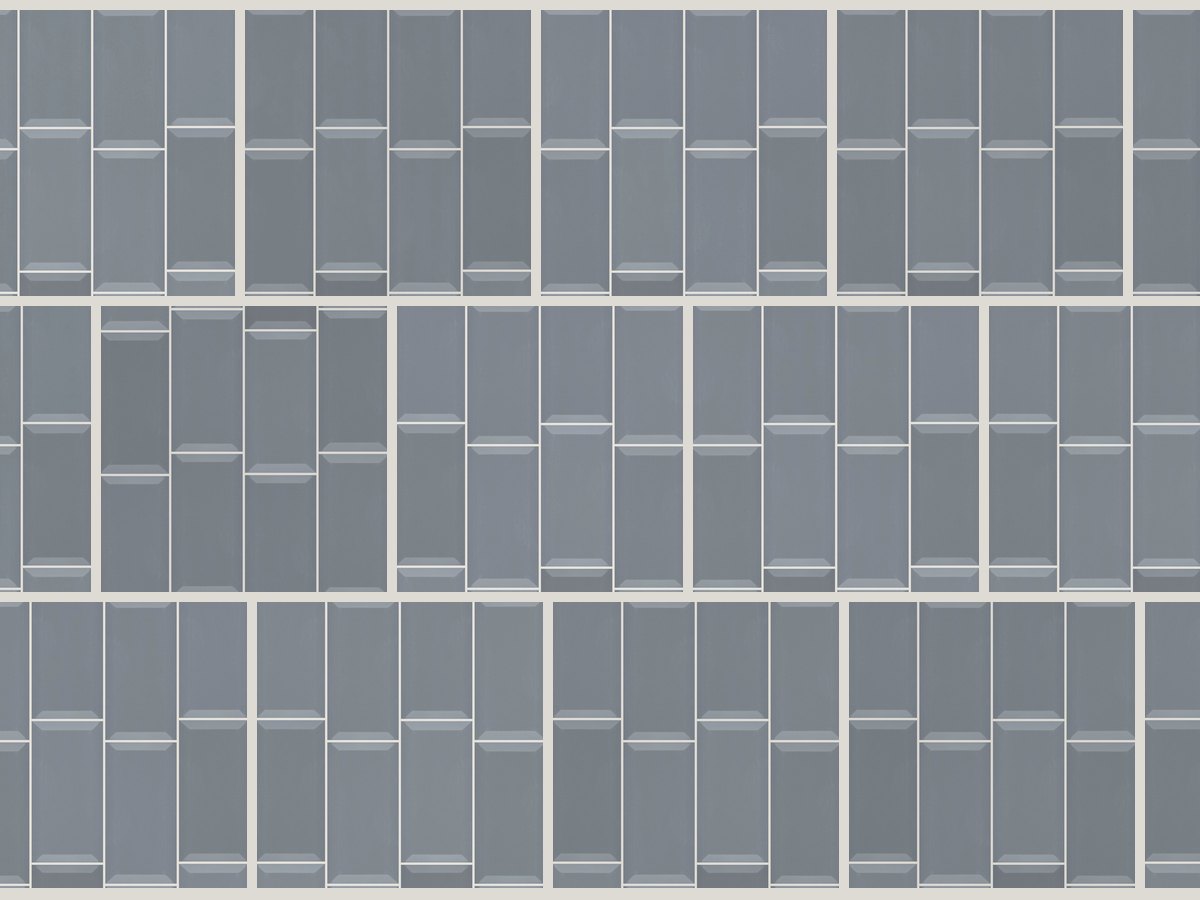 Metro 10x20 / 4”x8” Grey Matt Duvar Karosu