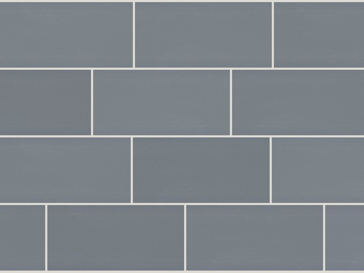 Metro 10x40 / 4”x16” Grey Glossy Duvar Karosu