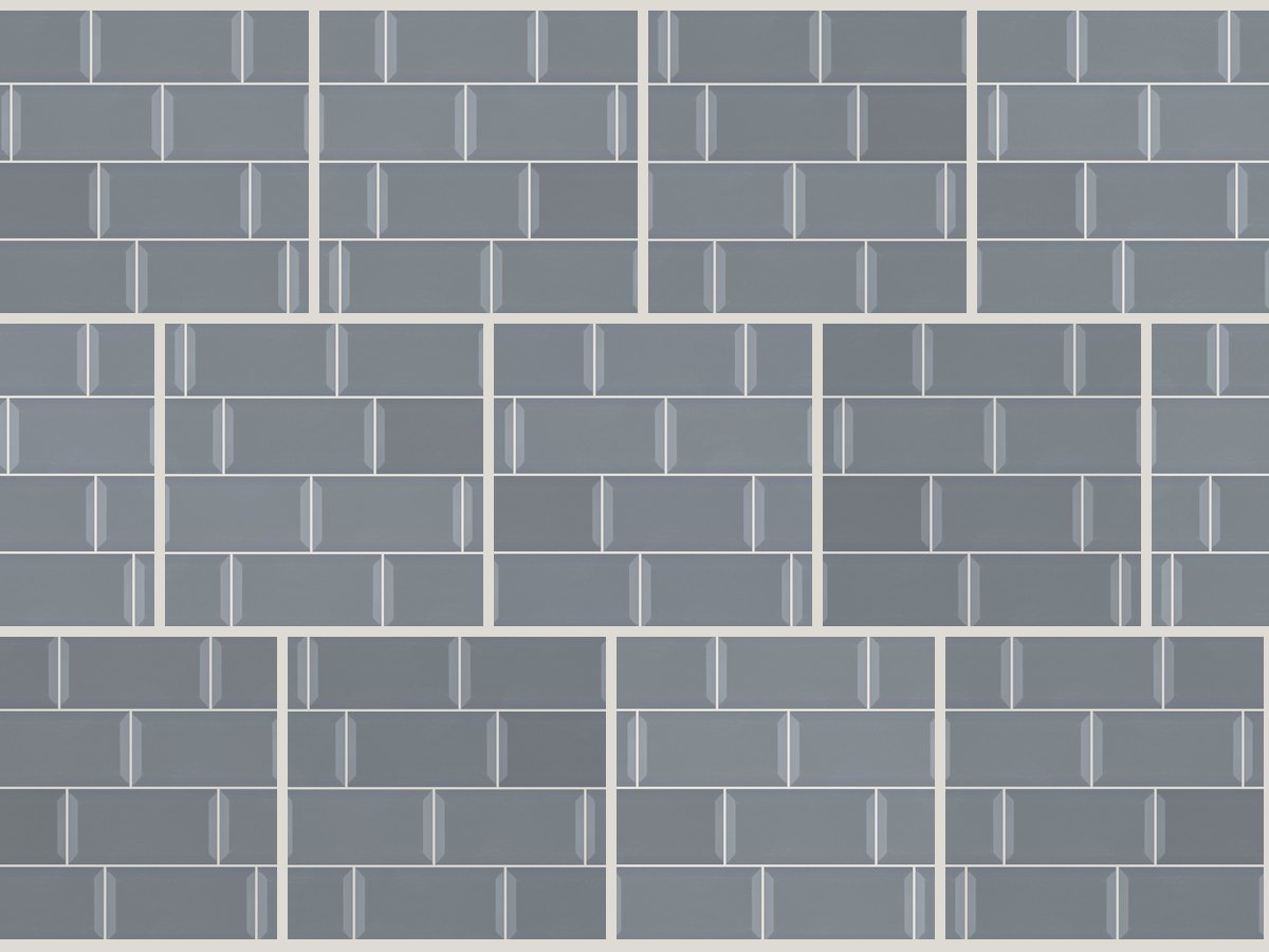 Metro 7,5x15 / 3”x6” Grey Glossy Duvar Karosu