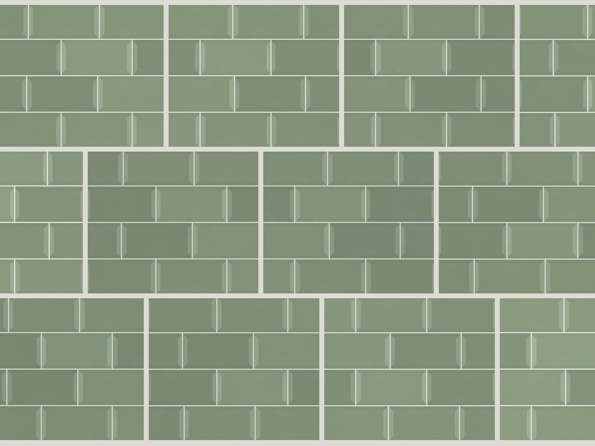 Metro 10x20 / 4”x8” Sage Matt Duvar Karosu