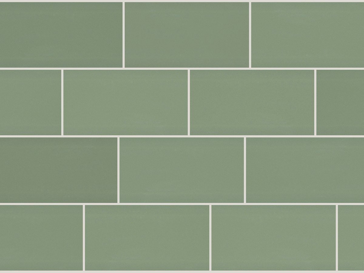 Metro 10x30 / 4”x12” Sage Glossy Duvar Karosu