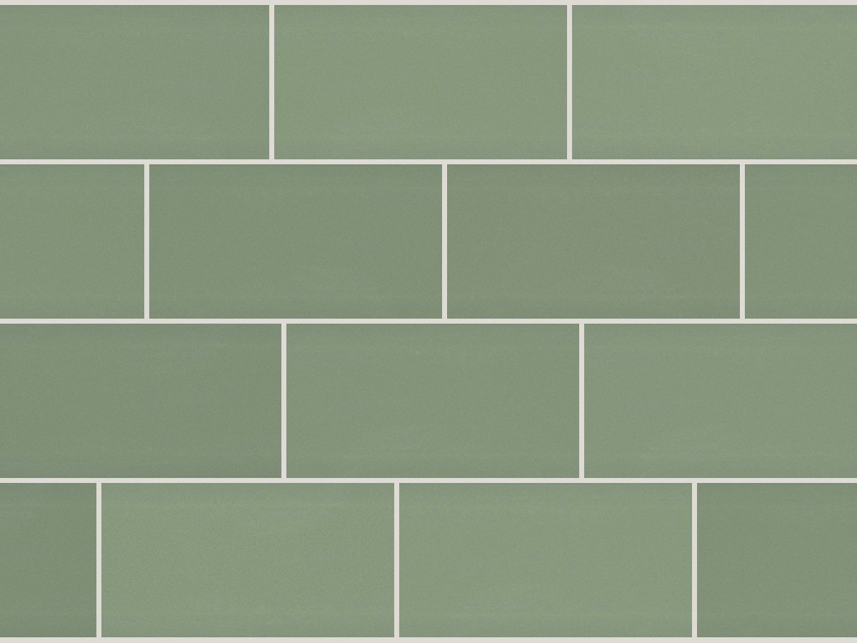 Metro 10x30 / 4”x12” Sage Matt Duvar Karosu
