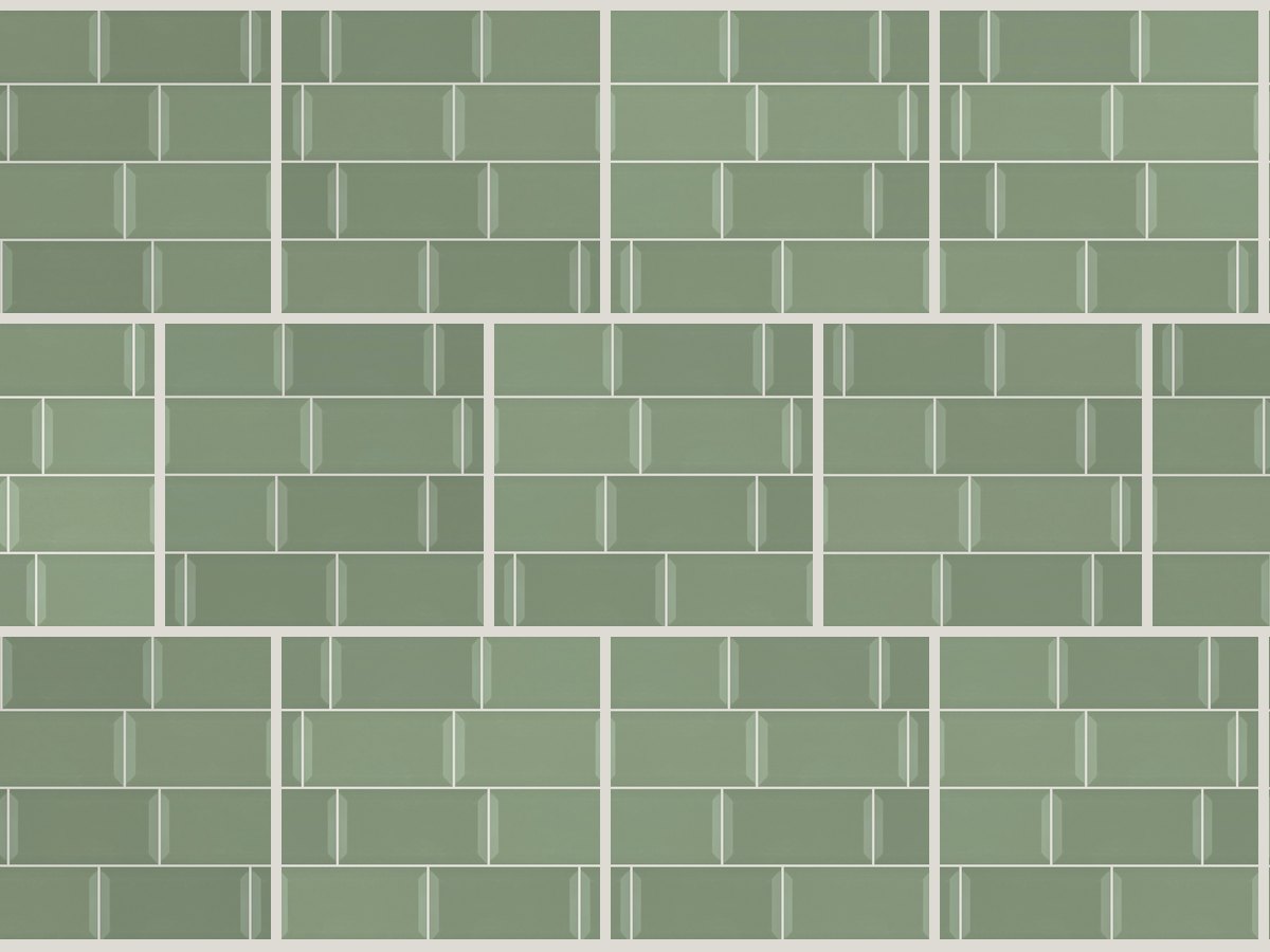 Metro 7,5x15 / 3”x6” Sage Matt Duvar Karosu