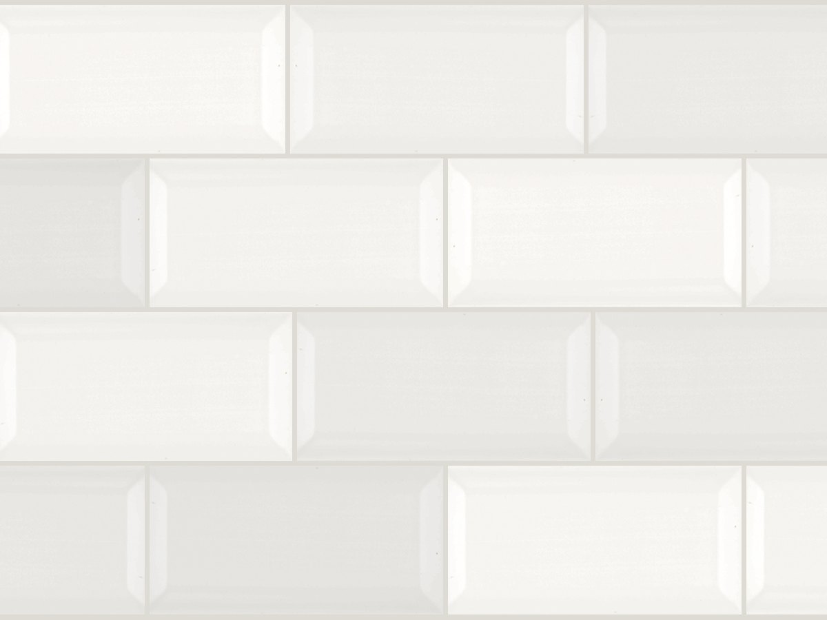Metro 10x20 / 4”x8” White Matt Duvar Karosu