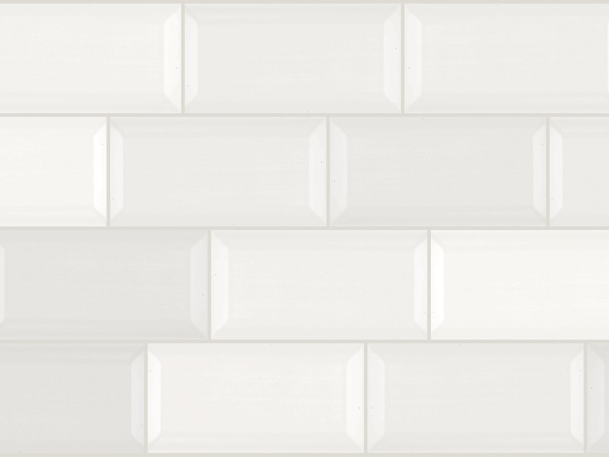 Metro 7,5x15 / 3”x6” White Glossy Duvar Karosu