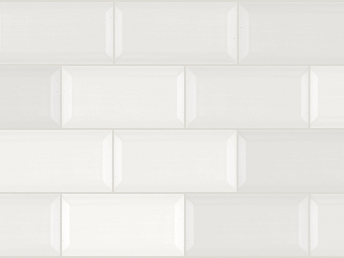 Metro 7,5x15 / 3”x6” White Matt Duvar Karosu